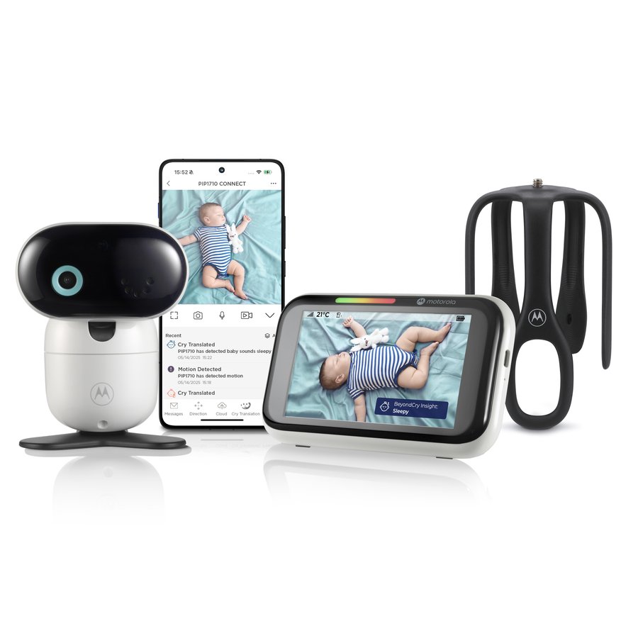 Moniteur Motorola 5" avec IA et Stargrip | PIP1710 Connect