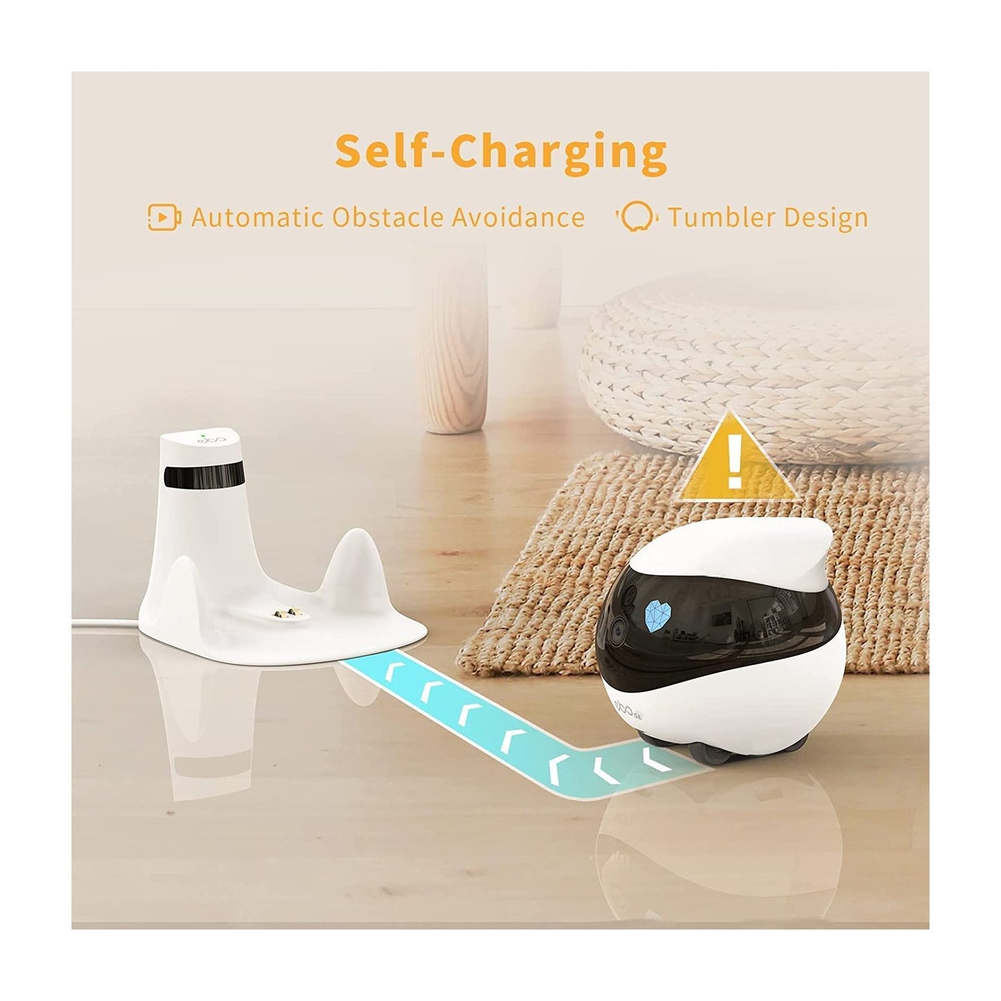 Enabot | EBO SE | Robot IP Camera | Compact | N/A MP | N/A | 16GB external memory, support 256GB at maximum