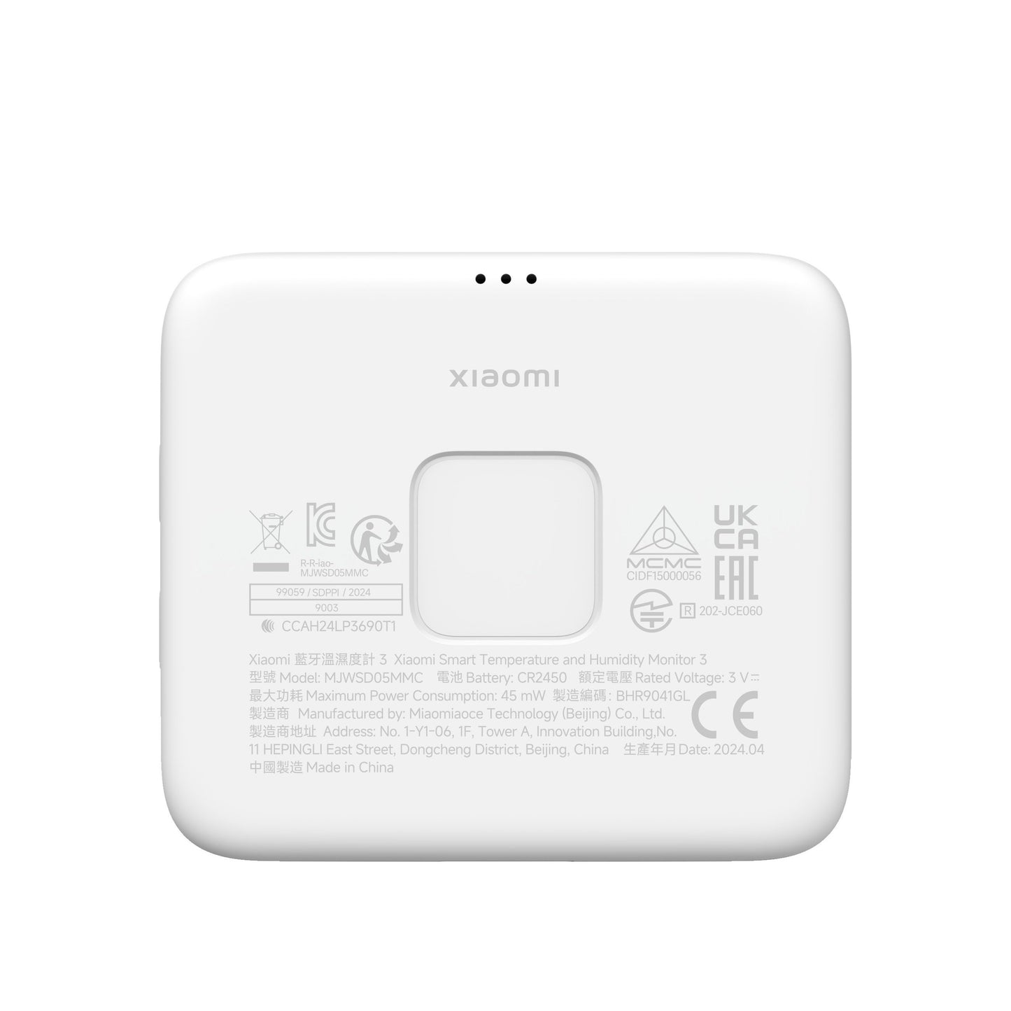 Xiaomi Mi Temperature and Humidity Monitor 3