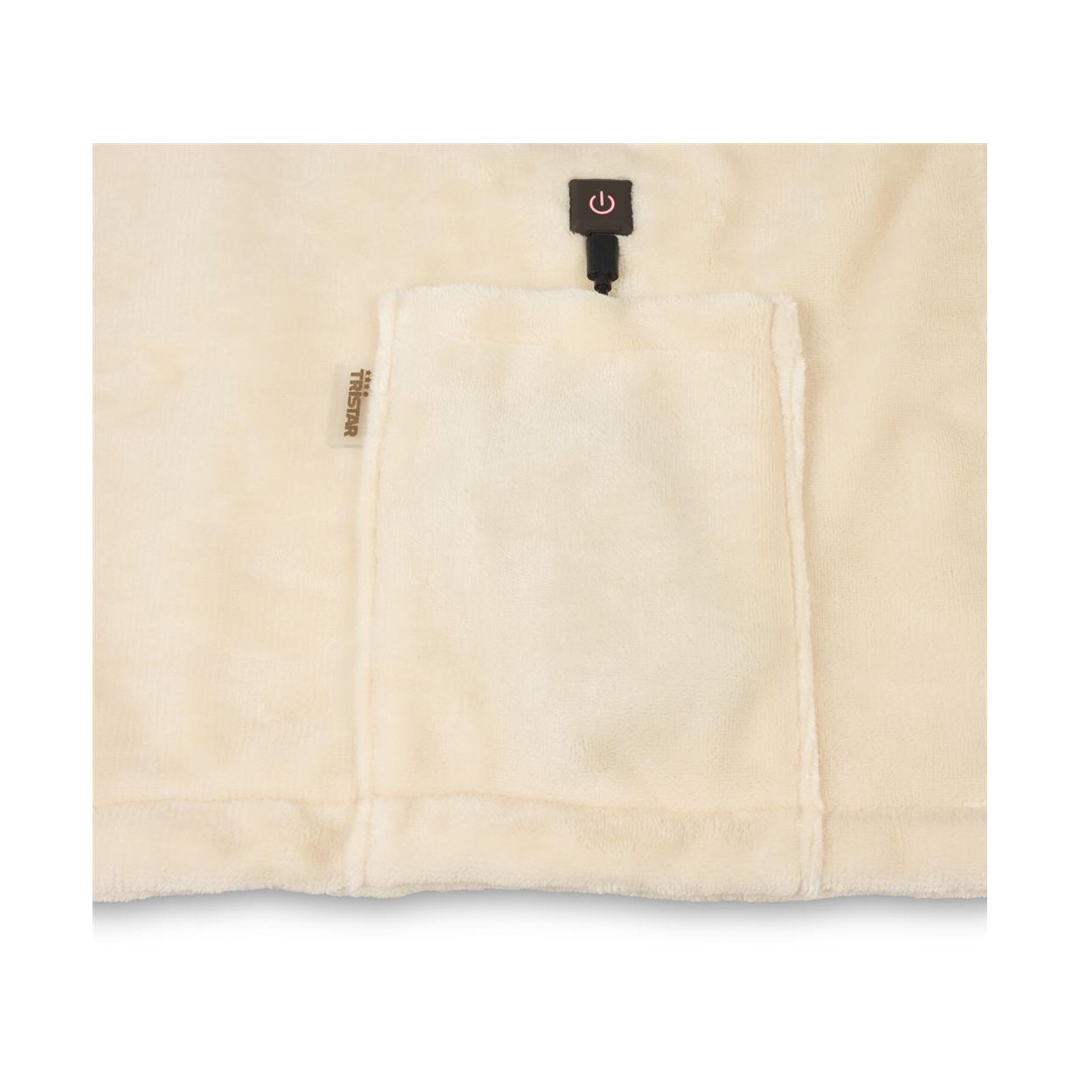 Tristar Cordless heating blanket, 150 x 80 cm | BW-4787 | Number of heating levels 3 | Number of persons 1 | Washable | Fleece | 10 W | Grey