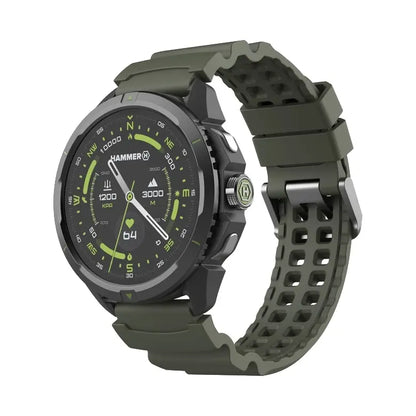 Hammer | Watch 2 | Smart watch | Water-resistant | Black | Green