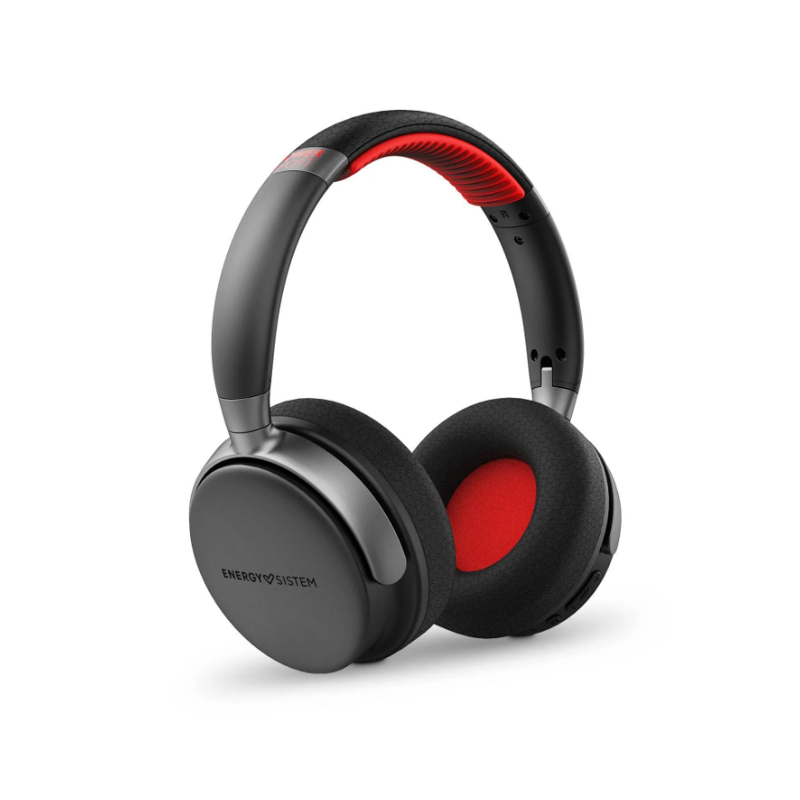 Energy Sistem Headphones | Power Sport | Built-in microphone | Bluetooth | Black/Red