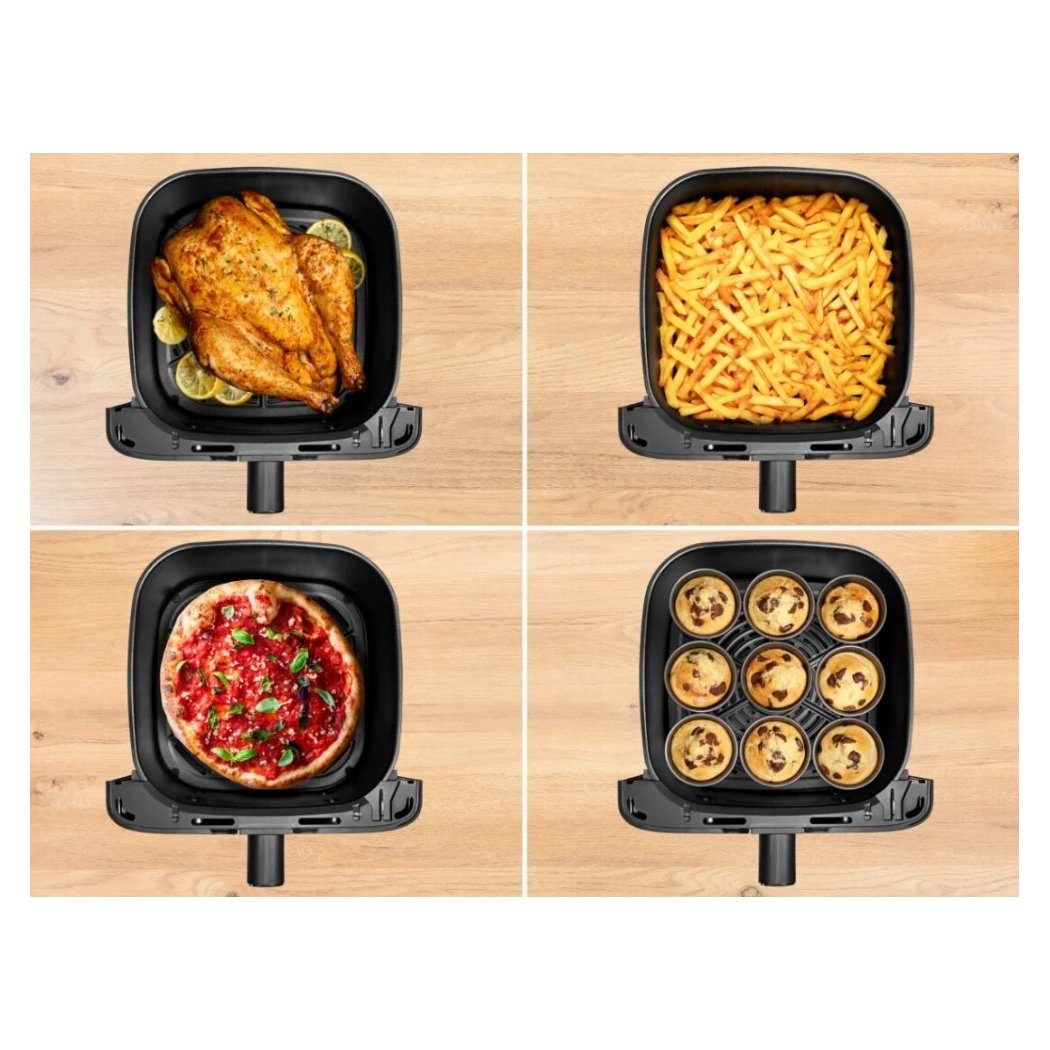 TEFAL Easy Fry Mega Air Fryer | EY855D10 | Power 1700 W | Capacity 7.5 L | Black