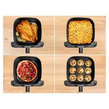 TEFAL Easy Fry Mega Air Fryer | EY855D10 | Power 1700 W | Capacity 7.5 L | Black