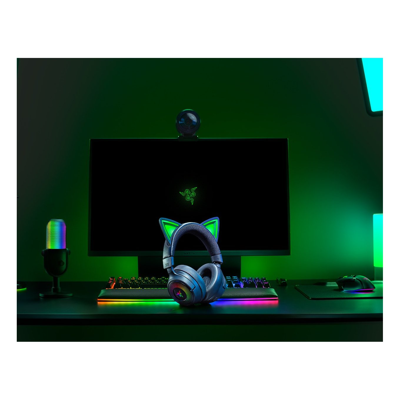 Razer Headset | Kraken Kitty V3 Pro | Bluetooth | Over-ear | Microphone | Wireless | Black