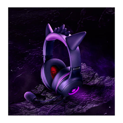 Razer Headset | Kraken Kitty V2 | Wired | Over-ear | Microphone | Noise canceling | Gengar Edition