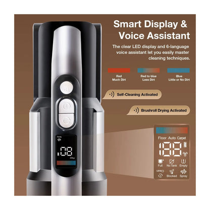 Jimmy | Vacuum cleaner - cordless | PW11 Plus | Stick/handheld | Dry, wet | 400 W | Silver | Black