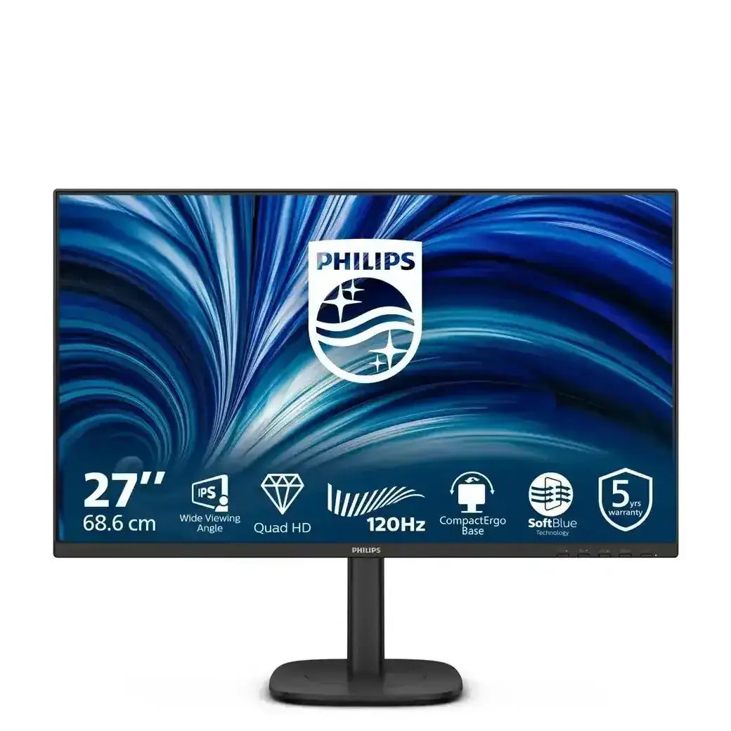 Philips | 27B2N3500J | 27" | IPS | QHD 2560 x 1440 at 120 Hz | 350 cd/m²