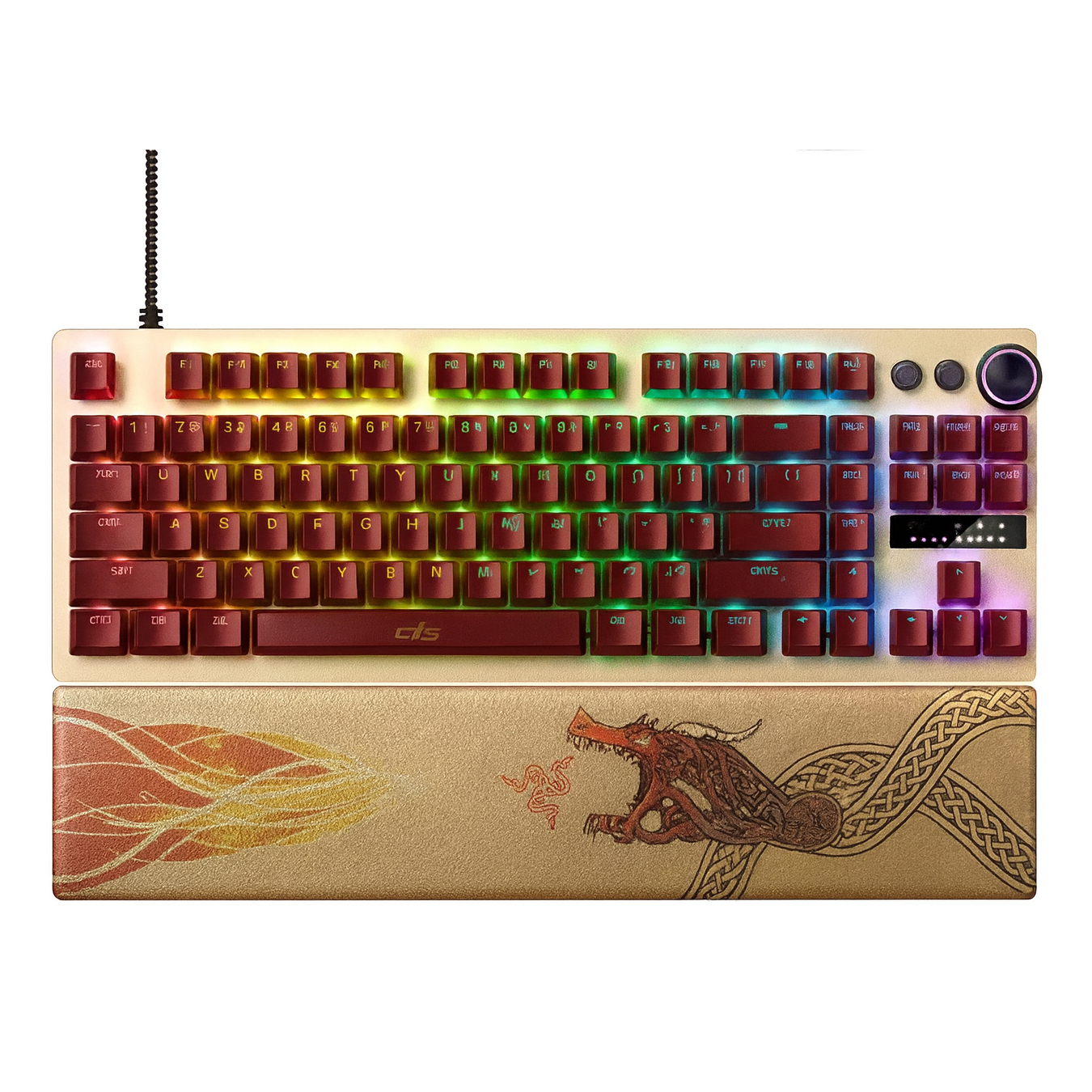 Razer Huntsman V3 Pro Tenkeyless | Gaming Keyboard | Wired | US | Counter-Strike 2 Edition | USB Type-C | Razer Analog Optical Switch Gen-2