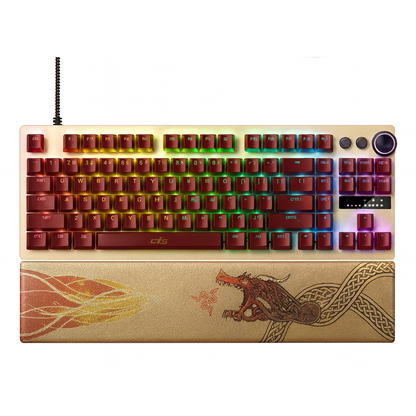 Razer Huntsman V3 Pro Tenkeyless | Gaming Keyboard | Wired | US | Counter-Strike 2 Edition | USB Type-C | Razer Analog Optical Switch Gen-2