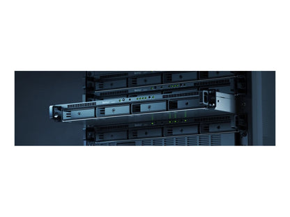 Synology | RS422+ | 4-Bay Rackmount NAS | AMD Ryzen R1600 | 2 GB DDR4 ECC | 1GbE