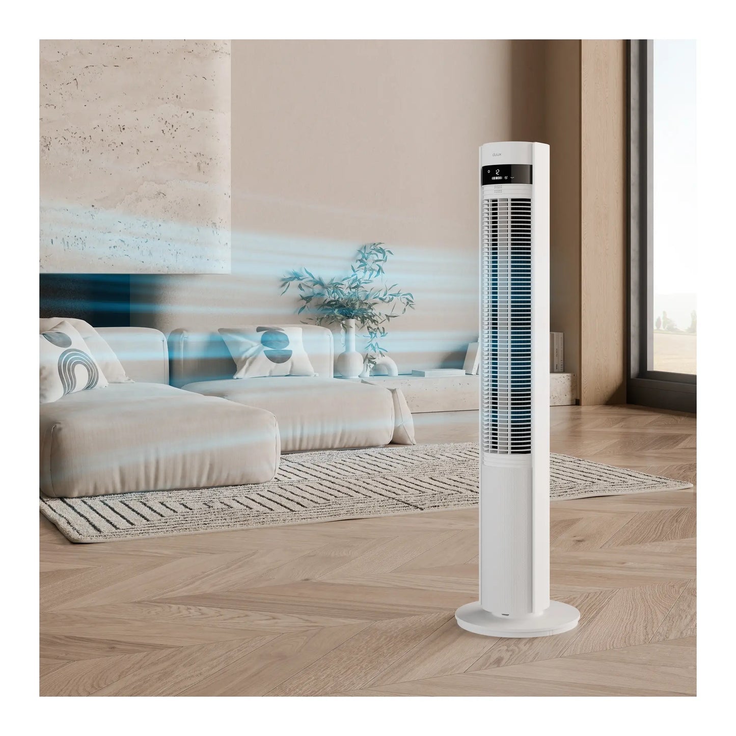 Duux Fan | Elevate | Tower Fan | White | Diameter 29 cm | Number of speeds 12