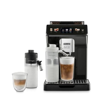 Delonghi Coffee Maker | ECAM450.55.G Eletta Explore | Pump pressure 19 bar | Built-in milk frother | Automatic | 1450 W | Grey