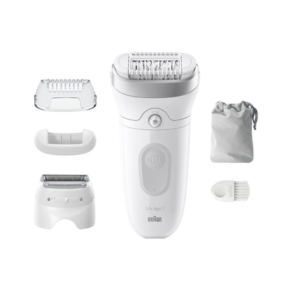 Braun Epilator | SE7-041 Silk épil 7 | Wet & Dry | White/Silver